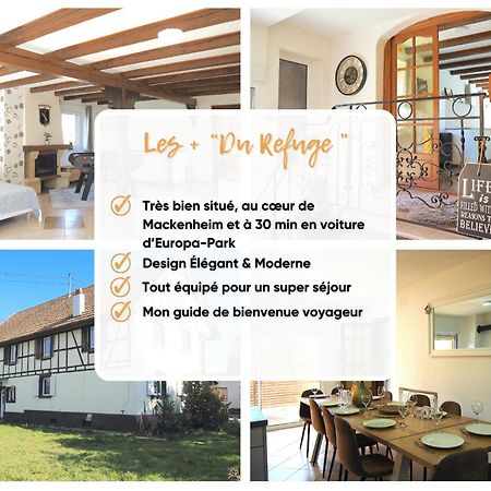 Le Refuge "Domaine Harmonieux" 30 Min Europa-Park Villa Mackenheim Bagian luar foto